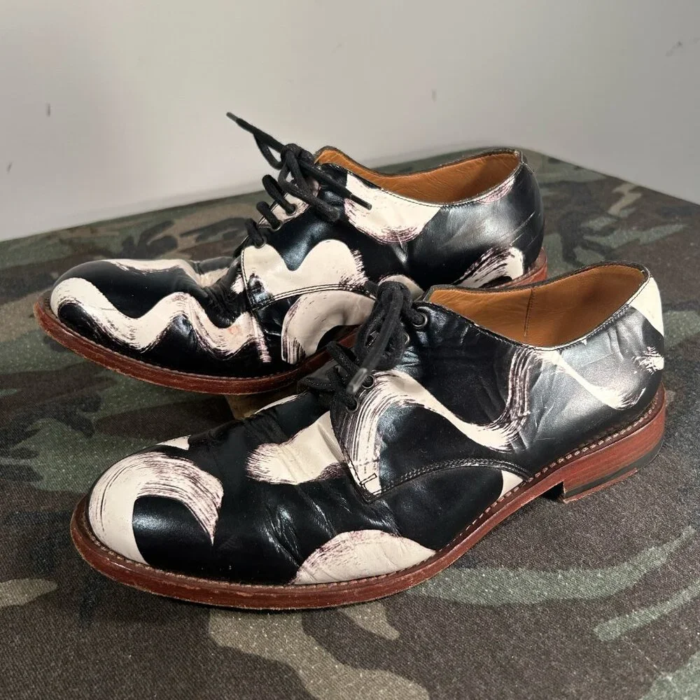 Vivienne Westwood Squiggle Derby Shoes Made in Italy size 10 - Picture 2 of 5